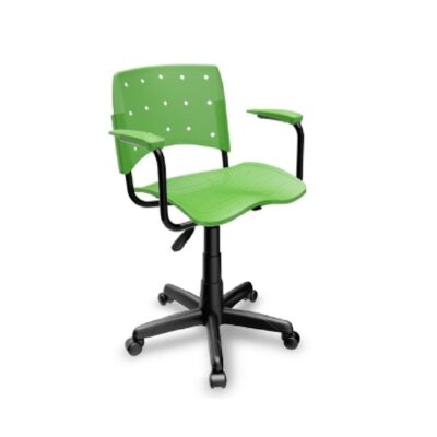 Cadeira Executiva para Hotel em Polipropileno CD240 - Verde Translucido